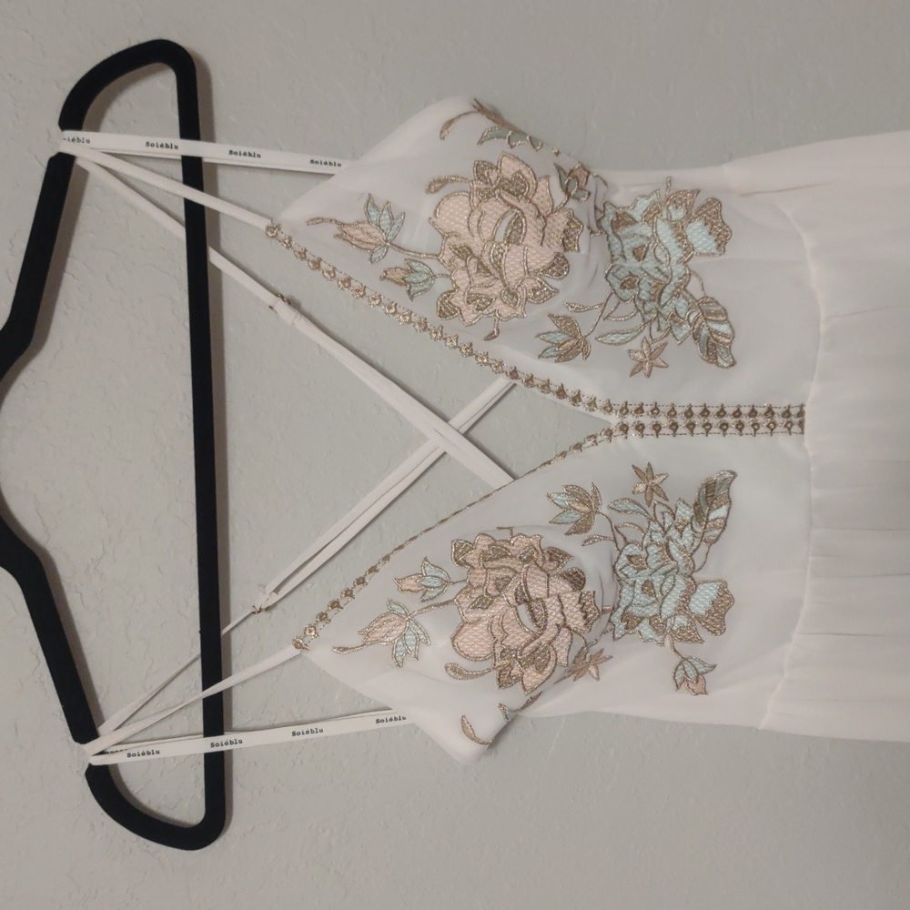 Embroidered A-line Dress - Picture 2 of 6